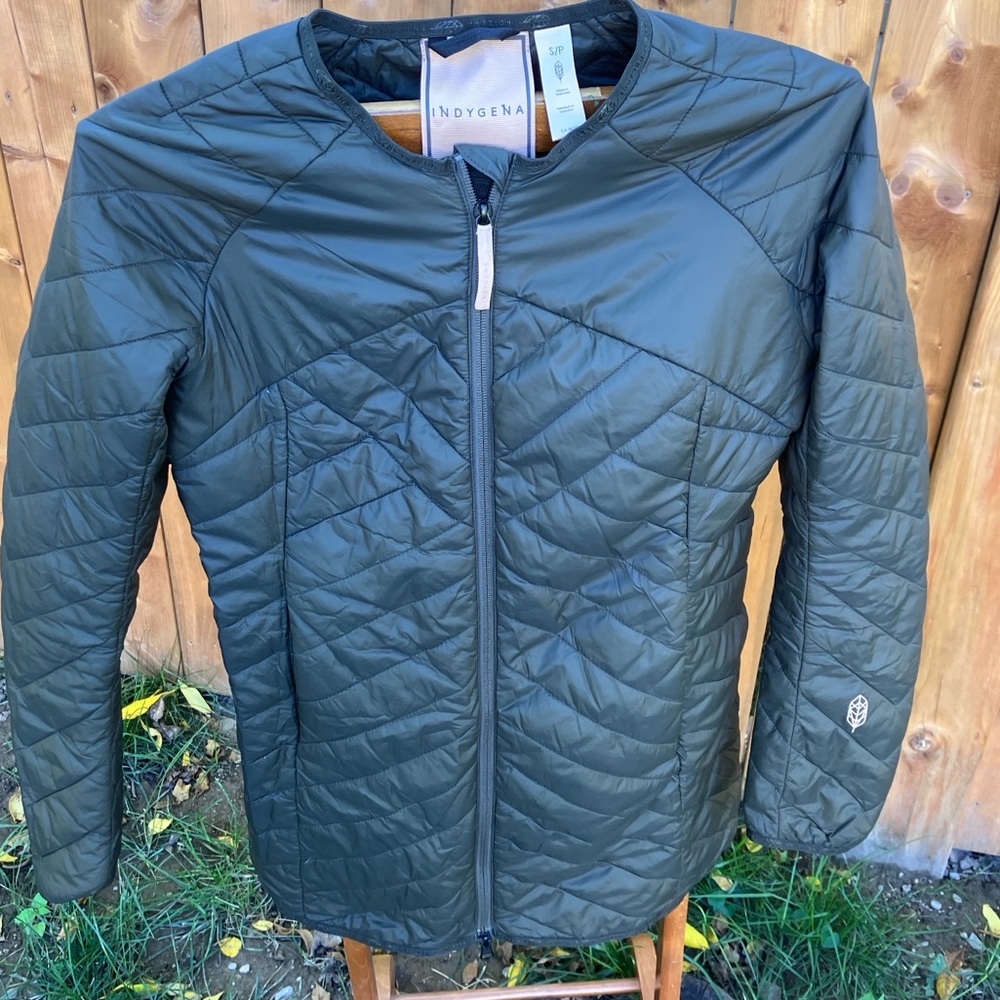 Women's Quilted Jacket - Olive Green